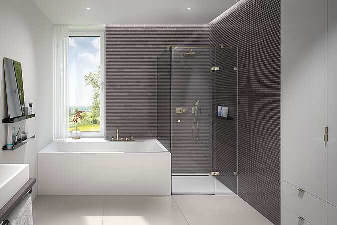 glassdouche: Ein Bad, fünf Optionen 