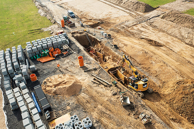 REHAU: Komplexe Schachtsanierung im Gewerbegebiet Rossendorf bei Dresden