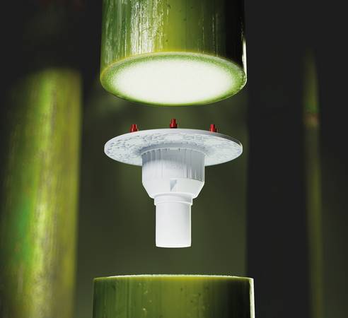 Von der Natur inspiriert: Der neue Bodenablauf ACO Passavant Pure aus Biopolymer