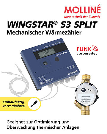 WDV Molliné: WingStar® S3 Split – Geeignet zur Optimierung und Überwachung thermischer Anlagen