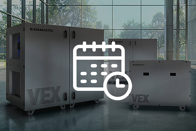EXHAUSTO Webinar: VEX1000 Kickoff. Neuer Standard für kompakte Lüftungstechnik