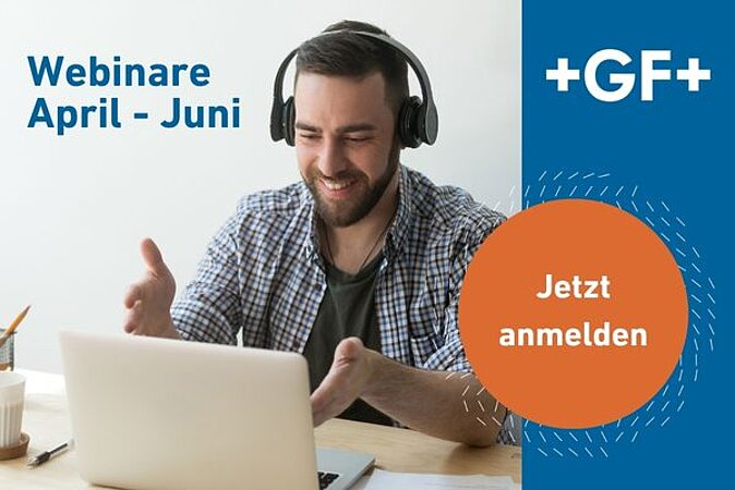 GF / Uponor | Unsere Webinare ab April 2026 