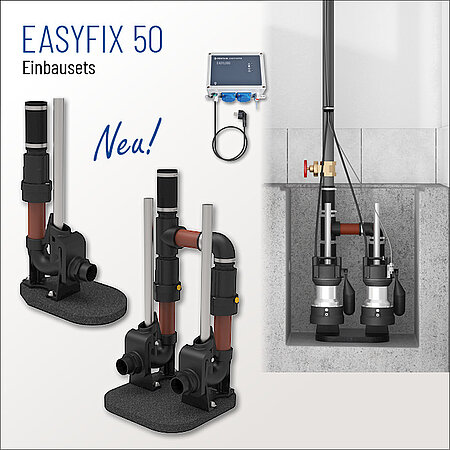 Neu: EASYFIX 50 Einbausets von Pentair Jung Pumpen