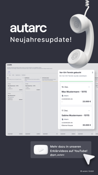 autarc optimiert den gesamten Arbeitsprozess für Handwerksbetriebe mit neuem Neujahresupdate