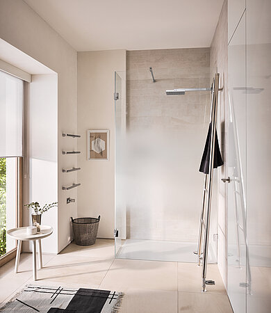 glassdouche: Das Badezimmer als Stimmungsaufheller