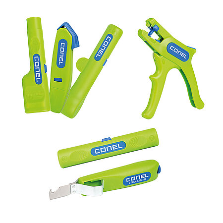 CONEL TOOLS green - die neuen Abmantelungswerkzeuge