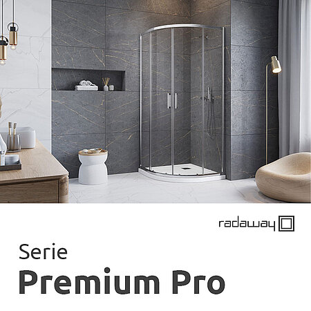 RADAWAY: Premium Pro – klassische Duschkabinen mit moderner Funktionalität