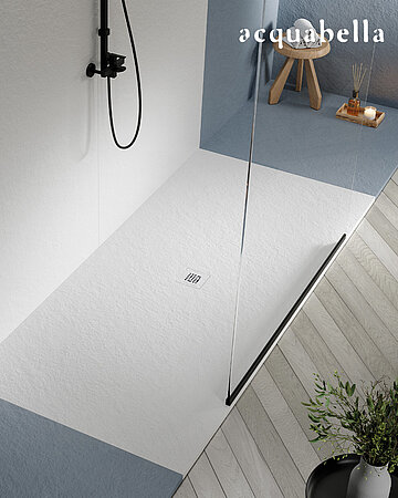 acquabella: Base Slate - die Duschwanne, die Individualisierung auf ein neues Niveau hebt
