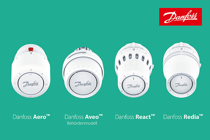 Danfoss präsentiert neue Serie selbsttätiger Thermostatköpfe mit höchster 