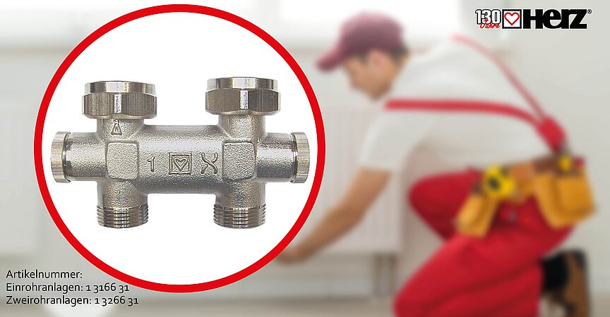 HERZ 3000-TP BYPASSKÖRPER MIT ABSPERRFUNKTION