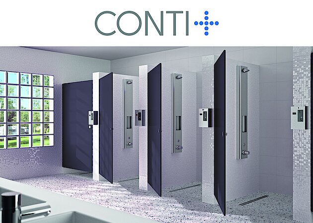 Duschvergnügen mit flexiblen Bezahloptionen: CONTI+ CONCASH 2.0