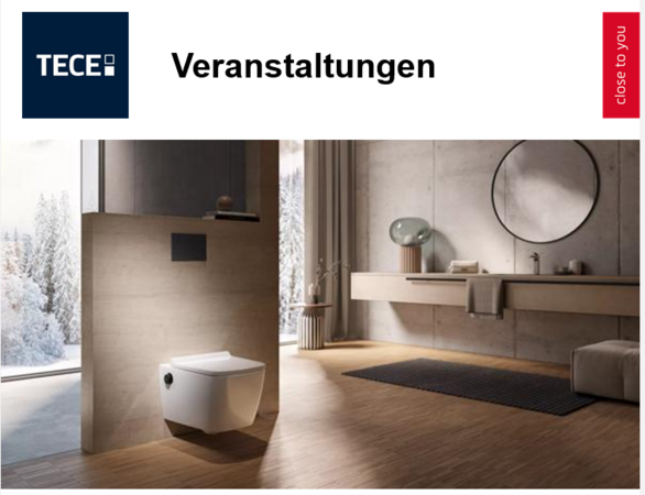 Alle TECE Events der nächsten zwei Monate auf einen Blick!