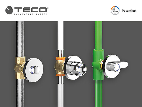 Unterputz-Kugelhähne 164 TECO: Zuverlässigkeit und Praktikabilität für die Wasserabsperrung