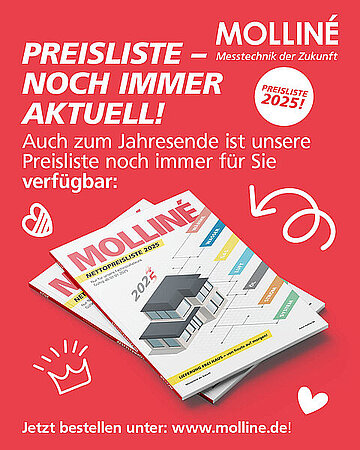 WDV Molliné: Unsere Preisliste 2025 ist noch immer aktuell und für Sie verfügbar
