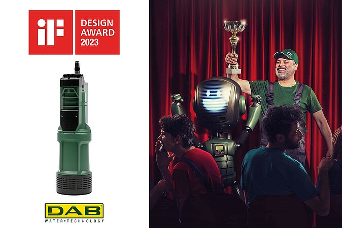 DAB: DIVERTRON Tauchdruckpumpe gewinnt iF Design Award 2023