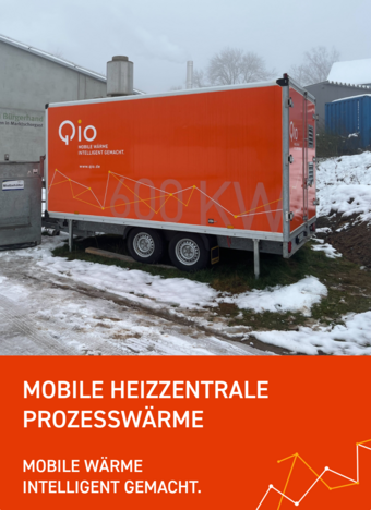 Qio: Mobile Prozesswärme für Industrie und Gewerbe