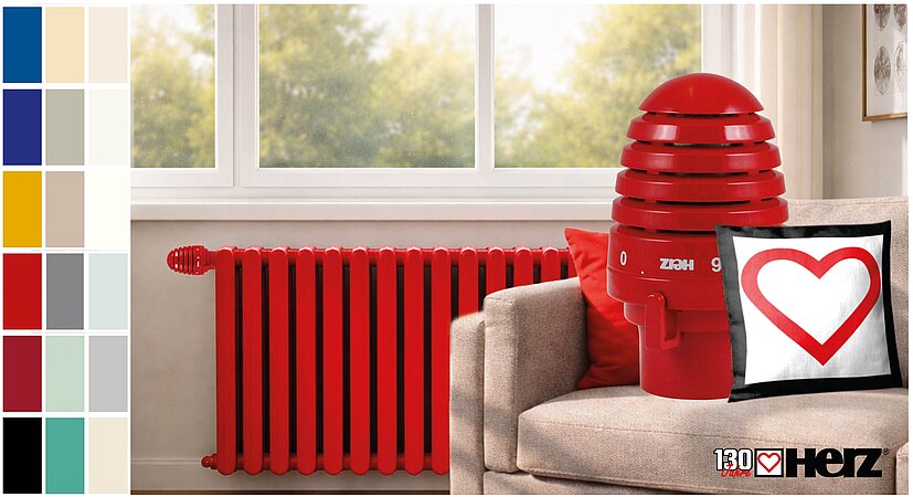 HERZ DE LUXE THERMOSTATKÖPFE