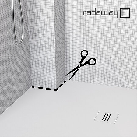 RADAWAY: Mineralgusswannen mit Zuschnitt