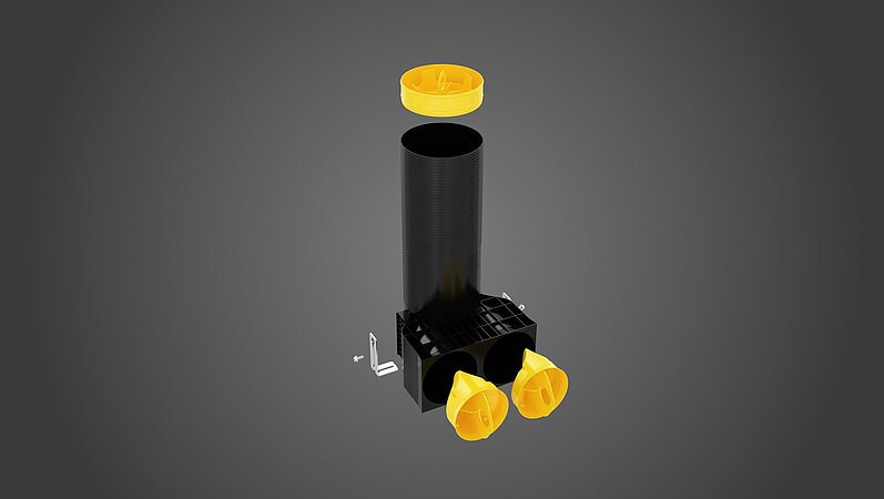 Ein Plus bei Handling und Nachhaltigkeit: FRÄNKISCHE optimiert profi-air System für Kontrollierte Wohnraumlüftung