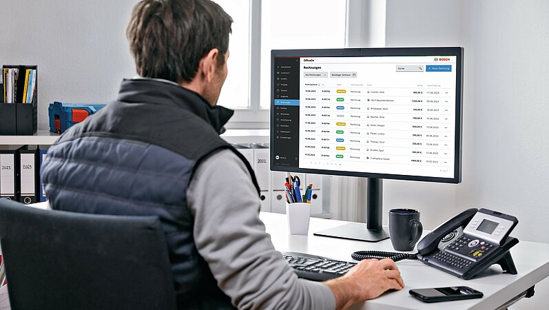 Entspannter SHK-Alltag mit Softwarelösung OfficeOn von Bosch