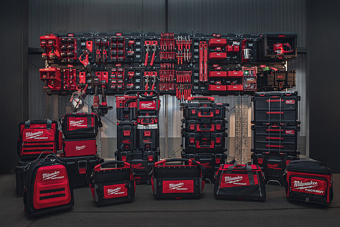 PACKOUT™ Aufbewahrungssystem von MILWAUKEE® – Die Komplettlösung für SHK-Profis