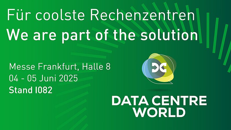 aquatherm auf der Data Centre World Frankfurt – Vortrag am 4. Juni