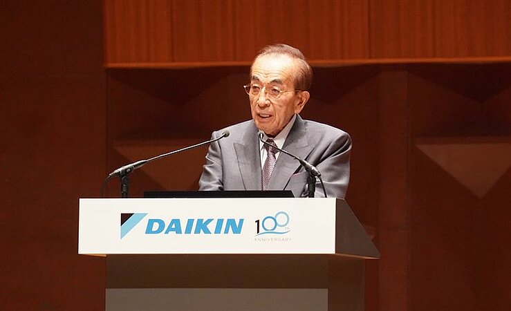 Daikin feiert seinen 100. Geburtstag in Osaka