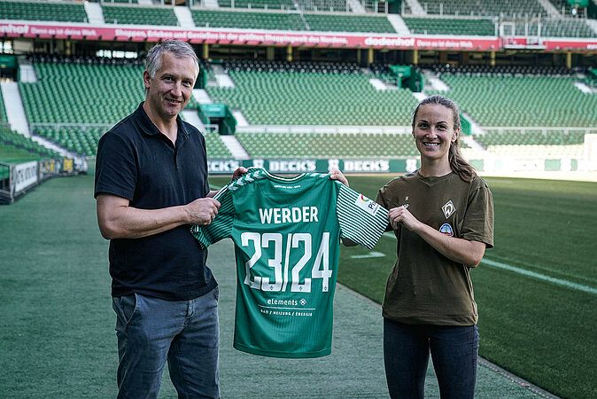 ELEMENTS neuer Partner des Frauenfußballs von Werder Bremen 