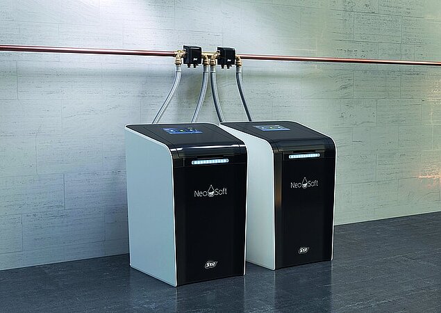 Mit SYR zuverlässig bis zu 25 Wohneinheiten mit weichem Wasser versorgen 