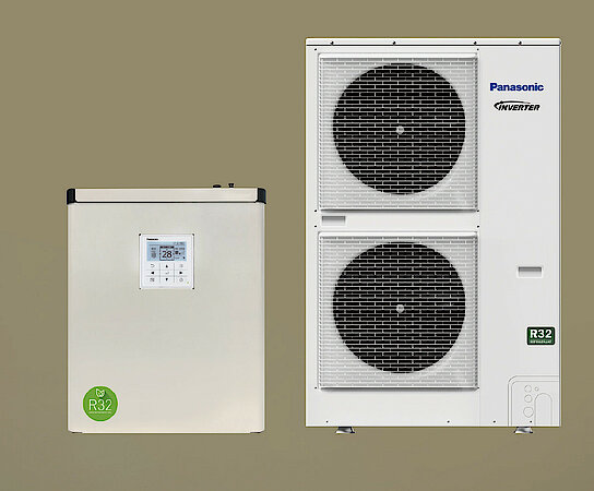 Wasserwärmeübertrager von Panasonic mit konstant 55 °C 