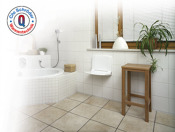 Schröder Wannentechnik: CS EasyChill - Sicher sitzen. Clever klappen.