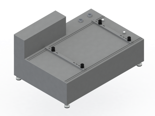 DEBE Flow: Bomber 100B - platzsparender Speicher für Wärmepumpensysteme - Montage unter der Außeneinheit der Wärmepumpe!