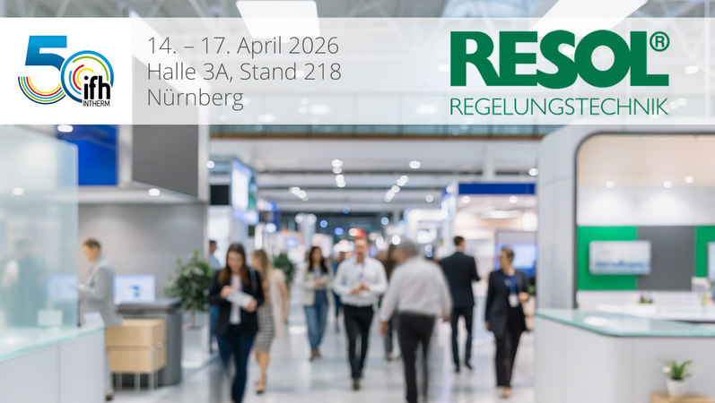 Besuchen Sie RESOL auf der ifh INTHERM