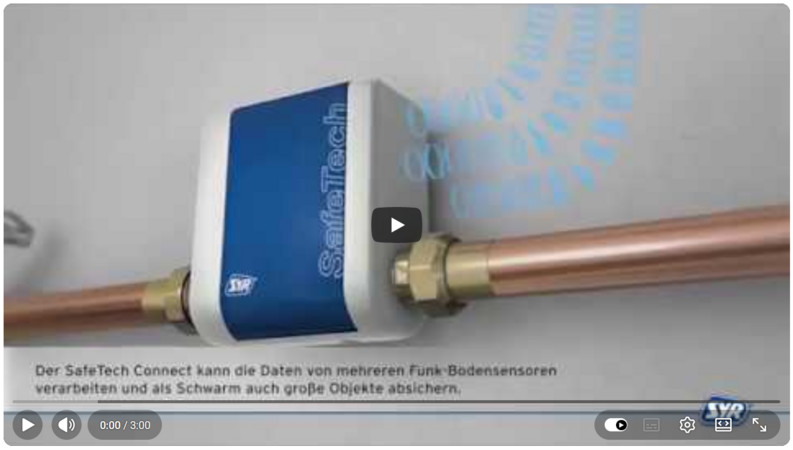 SYR- Video: SafeTech und SafeFloor - Schutz vor Wasserschäden