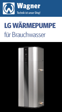 Zum Aktionspreis: LG Brauchwasserwärmepumpe. Sieht verdammt gut aus und überzeugt durch hohe Ausfallsicherheit!