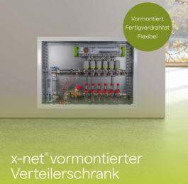 KERMI Raumklima: Alles auf einen Blick - Die wichtigsten Fakten zum vormontierten x-net Verteilerschrank