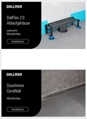 Dallmer: Neue Montagevideos